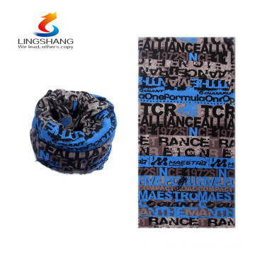 Nouveaux produits chauds pour 2016 lingshang tube fantastique fantastique écharpe bon marché bandana imprimée personnalisée